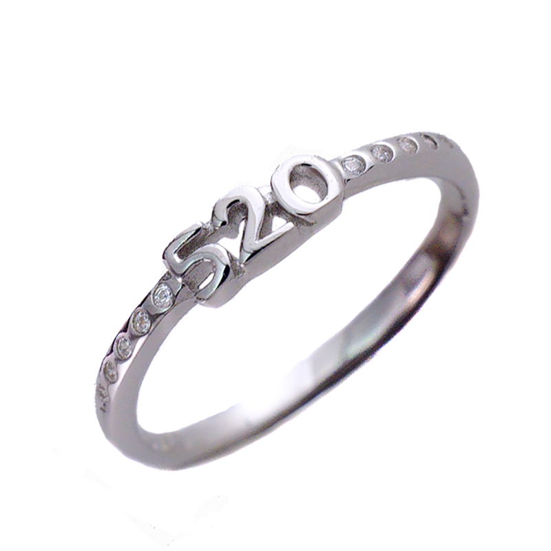 520女纯银情侣对戒一对学生食指戒 纳澜彩银戒指/指环