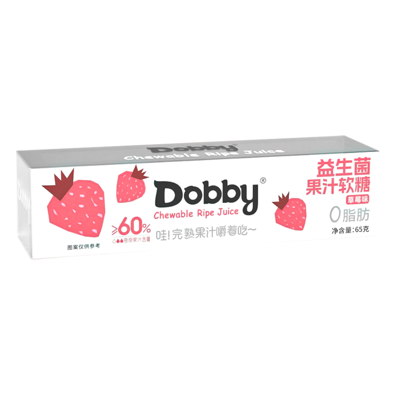 Dobby哆比旅行青蛙益生菌水果软糖樱桃草莓蓝莓果汁休闲糖果零食 - 图3