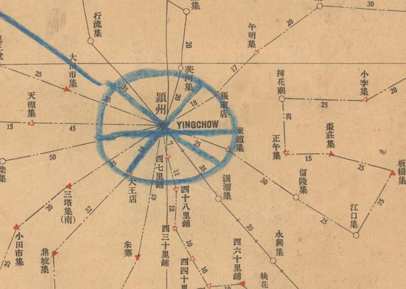 【舆图】1920年安徽邮务区舆图古老地理历史资料电子高清素材jpg-图1