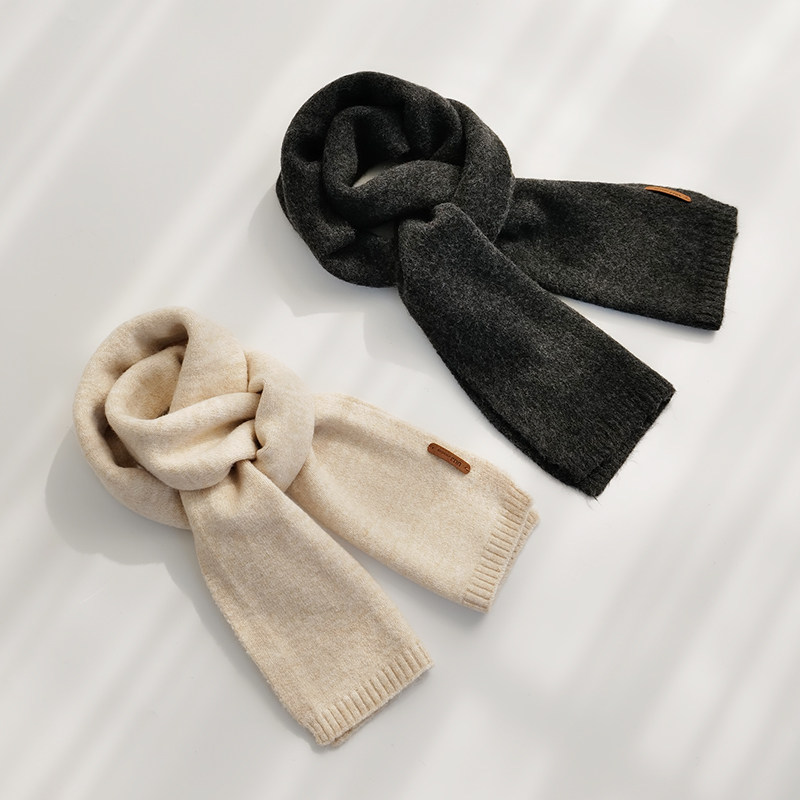 Himade高级感韩版百搭围巾女生秋冬季加厚保暖软糯针织仿羊绒围脖,淘宝优惠券,粉丝福利购,淘宝优惠卷