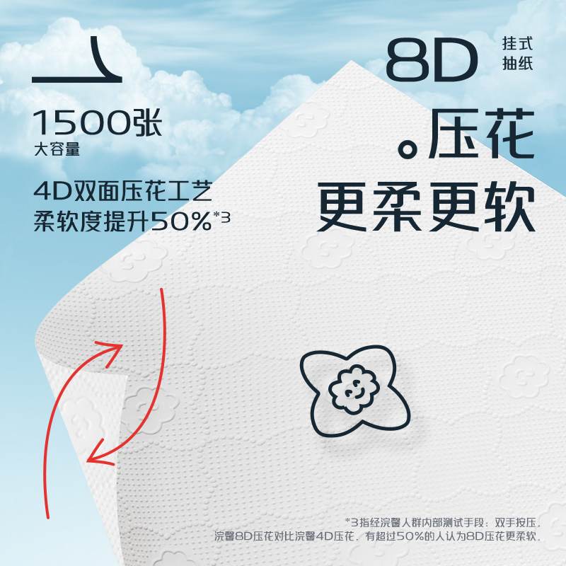1500张*18大提悬挂式抽纸大包家用实惠装底部抽餐巾面巾卫生纸巾,淘宝优惠券,粉丝福利购,淘宝优惠卷