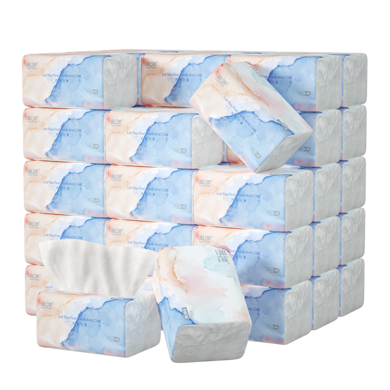 30包西柚纸巾抽纸整箱批餐巾纸家用实惠装面巾纸抽卫生纸悬挂式 - 图3
