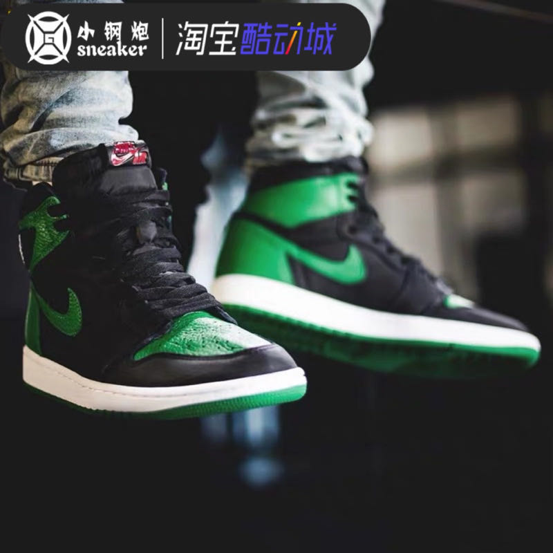 Air Jordan 1 Pine Green AJ1 OG松绿乔1黑绿脚趾 555088-030-图0