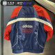Adidas Jackets ຜູ້ຊາຍແລະແມ່ຍິງ Clover ປີໃຫມ່ Casual Stand Collar Jacket ຝ້າຍ JN3797 JN3796