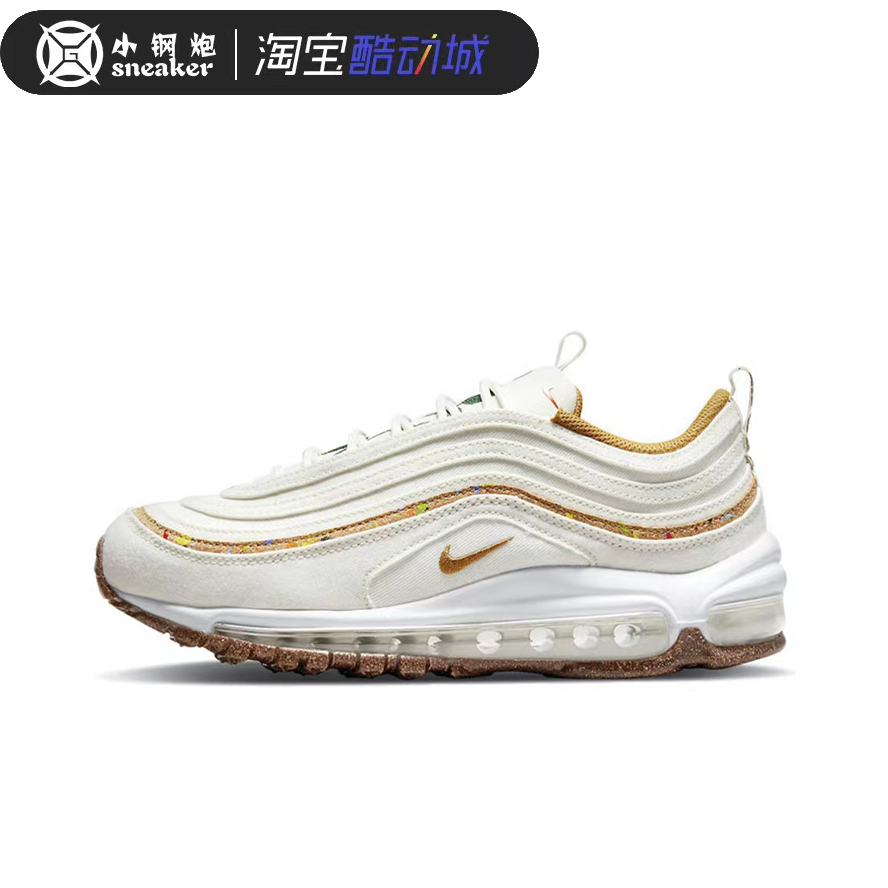 小钢炮 Nike耐克AIR MAX 97子弹头减震休闲运动女鞋DC4012-100 - 图2