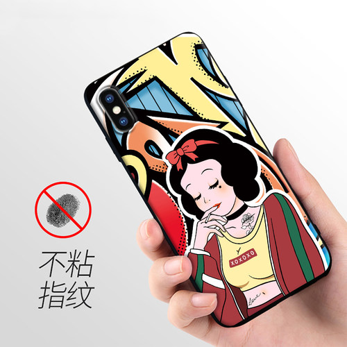 Snow White白雪公主适用vivox30z5y85荣耀20oppoa8r15手机壳一加9 - 图0