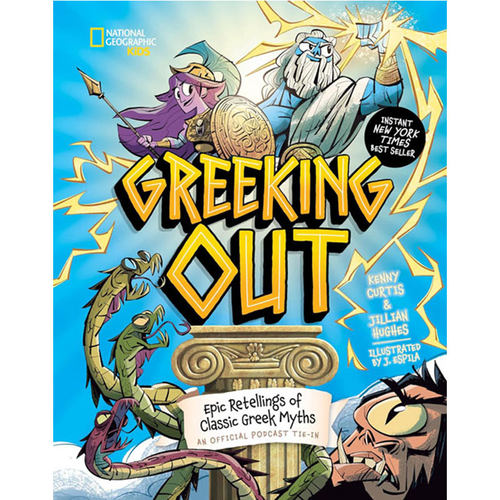 预售 经典希腊神话的史诗重述 Greeking Out: Epic Retellings of Classic Greek Myths 精装 英文原版 神话故事人文百科历史读物 - 图0