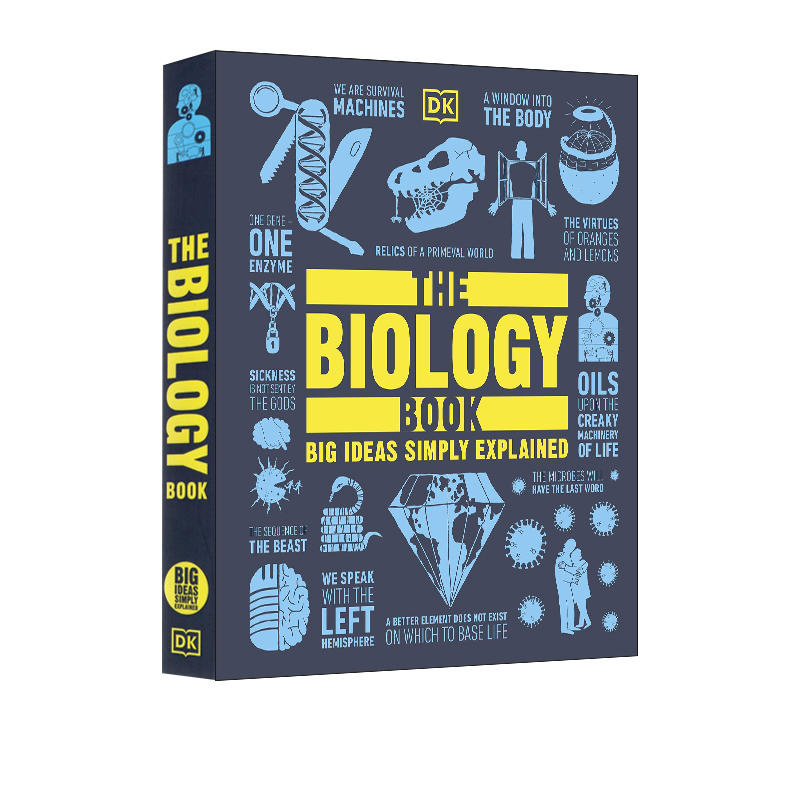 DK人类的思想百科丛书 The Biology Book 生物学图解 英文原版 学科科普全彩铜版纸精装 Big Ideas Simply Explained - 图3