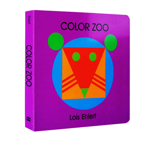 英文原版 Color Zoo 五彩动物园 儿童纸板洞洞书 廖彩杏书单 Lois Ehlert 吴敏兰书单同场加映 儿童早教启蒙绘本 - 图3