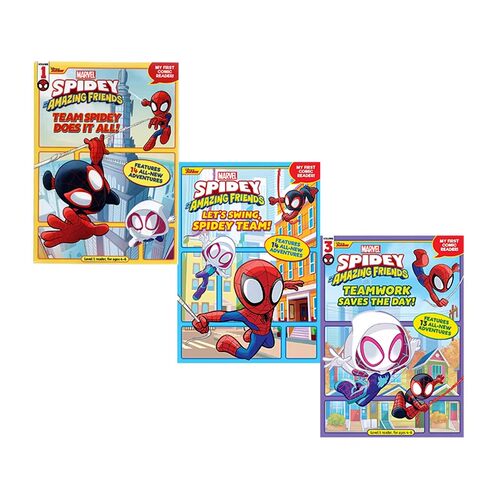 World of Reading迪士尼分级读物Spidey and His Amazing Friends漫威蜘蛛侠 英文原版Disney Who's Who迪士尼名人录 乐高星球大战 - 图3