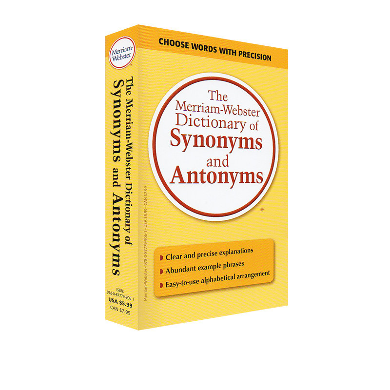韦氏同义词反义词典 The Merriam Webster Dictionary of Synonyms and Antony入门学习儿童英语 ...