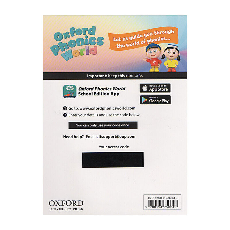 新版牛津自然拼读法 Oxford Phonics World Level 共2册 自然拼读英语教辅 学生用书 牛津自然拼读世界 opw
