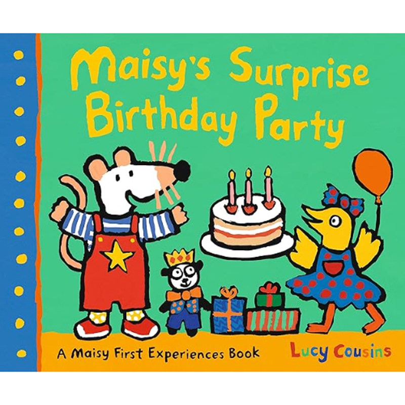 英文原版 Maisy's Surprise Birthday Party 小鼠波波的惊喜生日派对 儿童认知启蒙绘本 Lucy Cousins