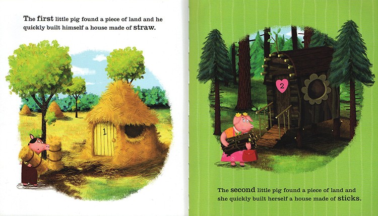 英文原版 Fairy Tales Three Little Pigs 三只小猪 儿童英语启蒙 经典童话故事绘本 Nosy Crow Stories Aloud 赠官方音频