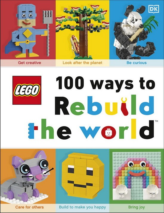 英文原版 DK LEGO 100 Ways to Rebuild the World 重建世界的100种方法 儿童益智游戏书 - 图0