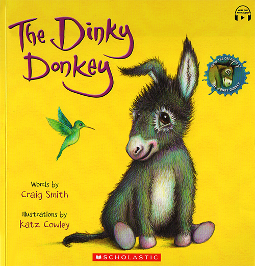 英文原版摇摆的毛驴续集 The Dinky Donkey小毛驴儿童启蒙故事图画书亲子互动 Craig Smith有音频-图0