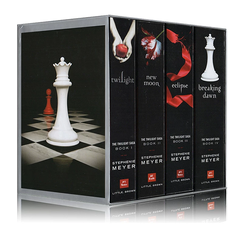 Набор книг (Stephenie Meyer) сага «Сумерки» — 4 тома, оригинал на английском, бумажные издания