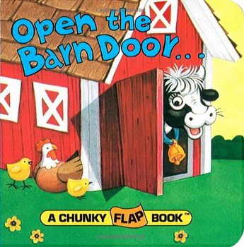 【自营】英文原版 Open The Barn Door Find a Cow农场动物认知拟声词趣味手掌翻翻书 0-3岁幼儿亲子启蒙早教读物-图0