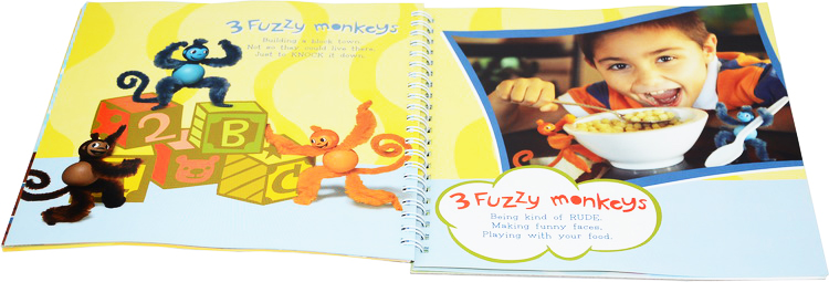 【自营】英文原版 Klutz Fuzzy Little Monkeys 创意玩具制作 书 工具包 手工DIY - 图2