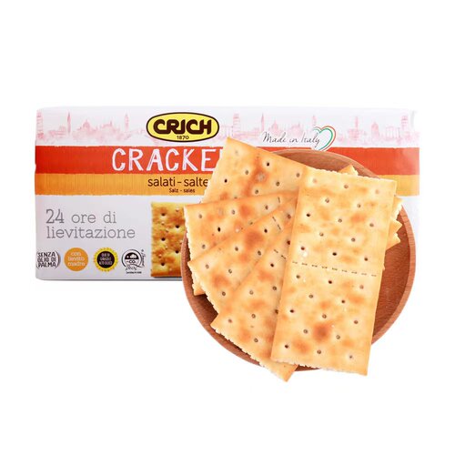 CRACKERS Soda Salati salted意大利苏打饼干咸味梳打饼全麦饼原 - 图3