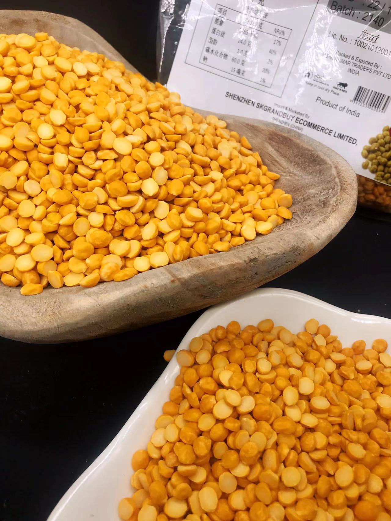 YELLOW SPLIT PEAS CHICKPEAS印度DAL开边黄豆India鹰嘴豆三角豆-图3