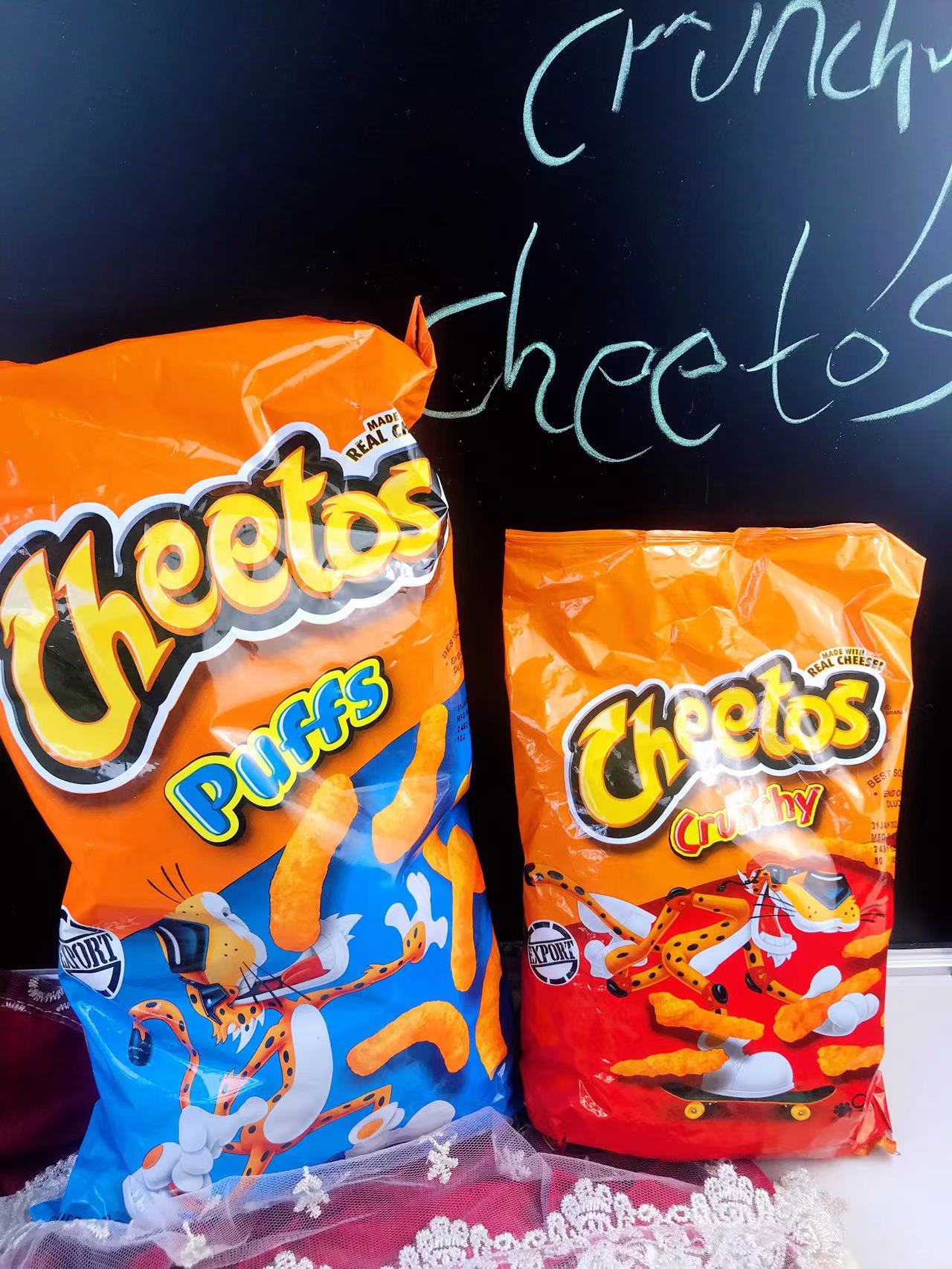 Cheetos美国玉米辣条芝士味奶酪HOT Cheese玉米泡芙USA Puffs辣味 - 图2