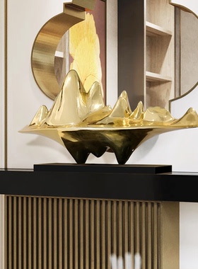 山水之间新中式现代招财摆件