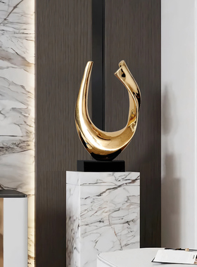 创意抽象艺术摆件酒店大堂会所