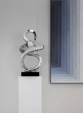 酒店大堂软装配饰家居电镀艺术