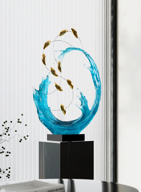 乔迁新居开业雕塑玄关轻奢高档