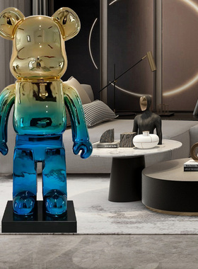 暴力熊大摆件客厅酒店轻奢