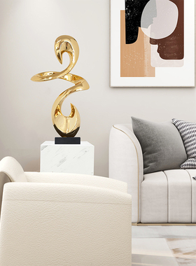 树脂招财现代简约客厅