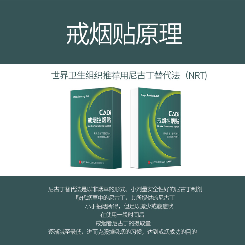 CADI戒烟贴尼古丁贴片戒烟产品糖戒烟器正品电子点烟神器男士女士 - 图1