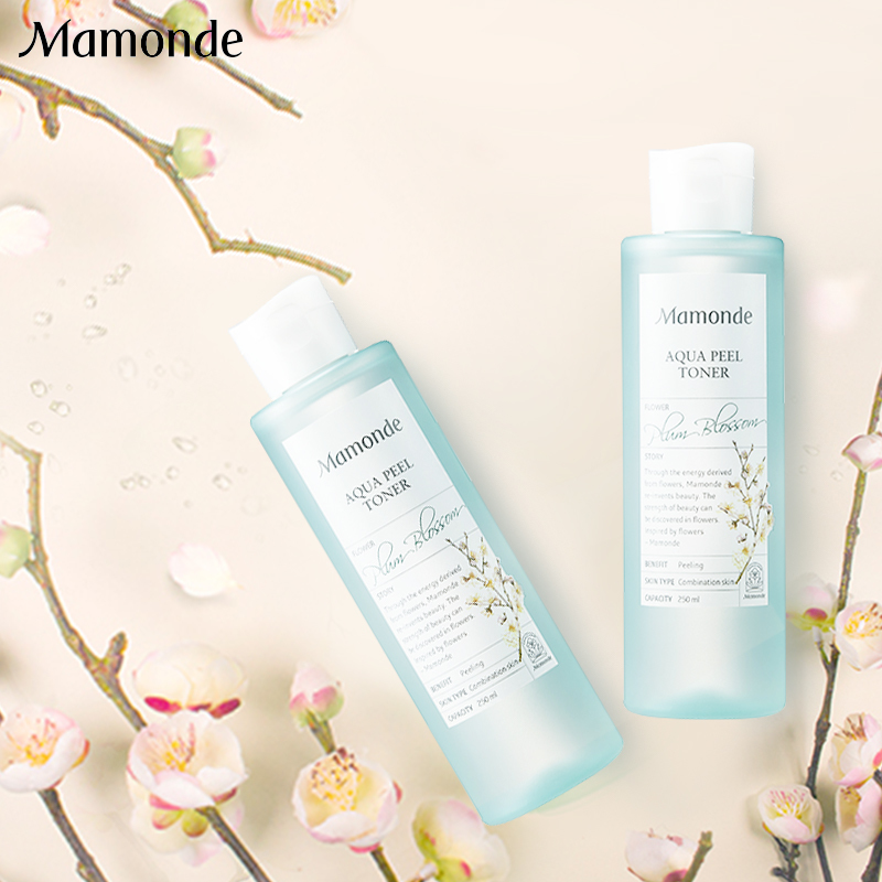 爱茉莉官方海外旗舰店爱茉莉Mamonde/梦妆梅花水漾去角质爽肤水250ml 舒缓滋润修护3