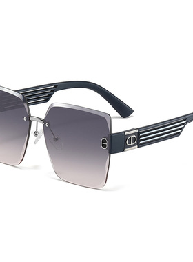 奢品风妆容素颜墨镜女大框显脸小防晒太阳镜防紫外线开车时尚眼镜