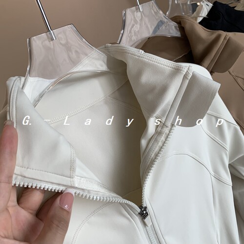 王牌外套 入坑首先 Define短款磨毛运动夹克 瑜伽服普拉提外套 - 图3