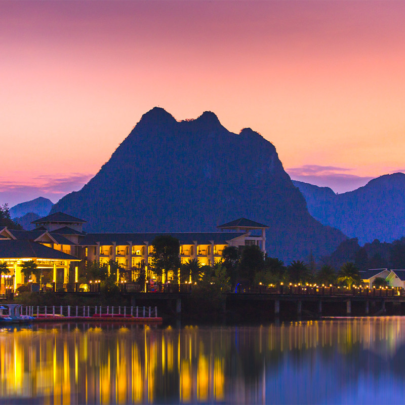 【年货节】韶关蓝山源岭南东方温泉酒店高级山景房含早含温泉