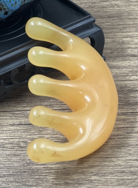 树脂五爪头部按摩器刮痧梳