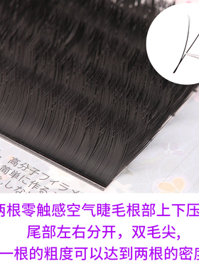 V型空气假睫毛种植柔软交叉
