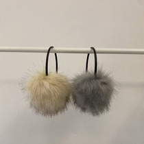 Tap TAKONG freezer compartment warm series * windproof woolen hooder black tip imitation fox fur 4-color entry