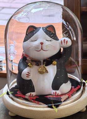 let's rich日式招财猫开业礼品高档摆件店铺生意兴隆陶瓷发财猫