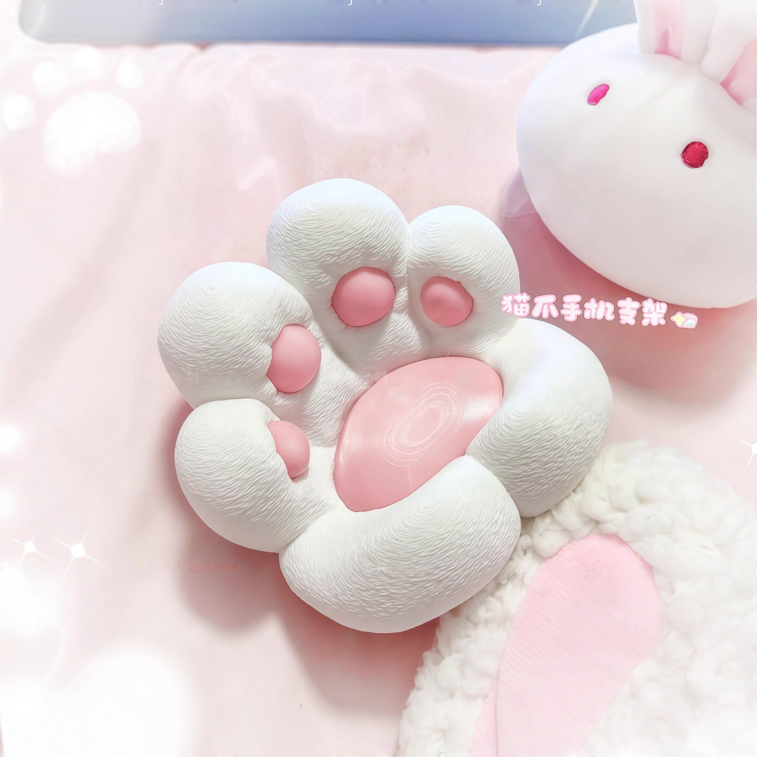 可爱猫爪手机支架少女心手机平板懒人支撑架追剧耐用桌面小摆件,淘宝优惠券,粉丝福利购,淘宝优惠卷