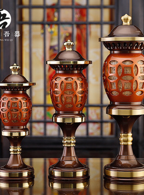 金钱双色一对家用led插电供佛灯