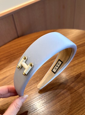 鹅黄色显白发箍宽边新款高颅顶布艺头箍春夏百搭显高级头饰发卡女