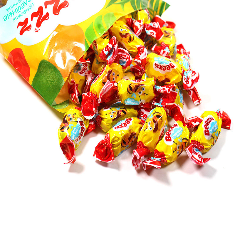 俄罗斯小蜜蜂软糖进口拉迈尔牌热带水果夹心糖果混合口味袋装零食,淘宝优惠券,粉丝福利购,淘宝优惠卷