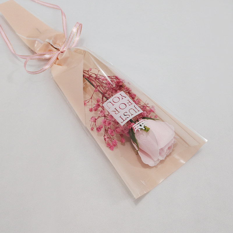 妇女节单支香皂玫瑰花干花永生花母亲节礼品情人节仿真康乃馨花束