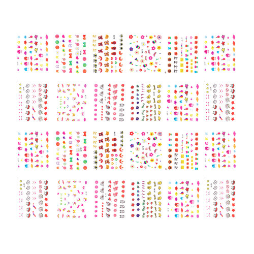 指甲贴纸儿童可爱卡通2025新款装饰小图案女孩贴画自粘颜值高有粘贴幼儿园奖励小孩美甲贴不留胶迷你贴贴纸D1 - 图3
