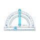 Multifunctional protractor with accurate measurement of only 3.9 for 2 pieces