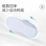 Детская белая обувь, спортивная обувь подходит для мужчин и женщин на липучке, осенняя, тренд сезона