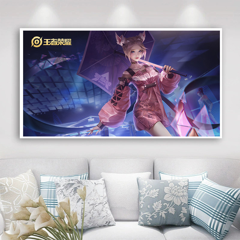 公孙离无限星赏官横版十字绣线绣新款王者荣耀皮肤小幅满砖钻石画